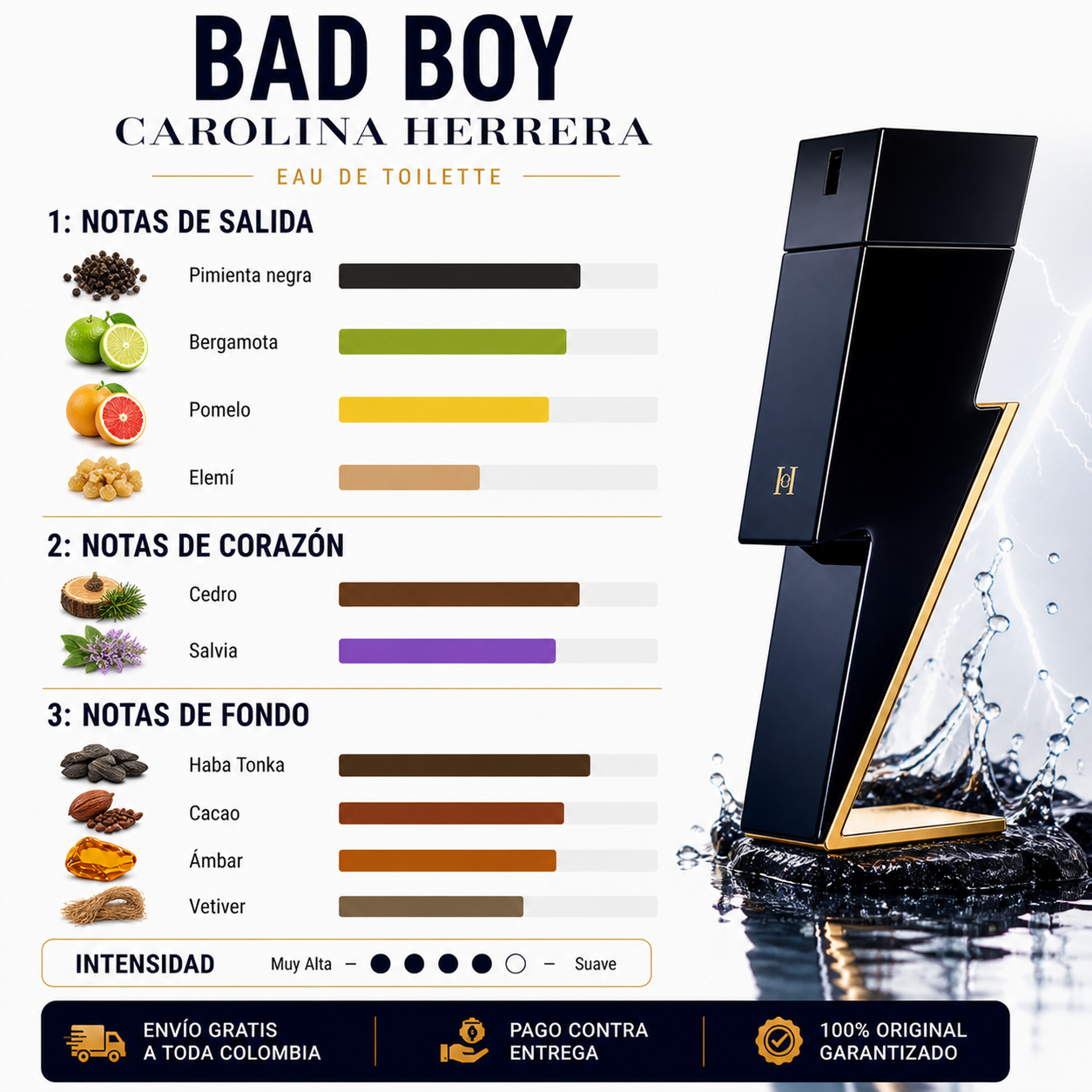 Bad Boy Carolina Herrera 100ML (1.1)